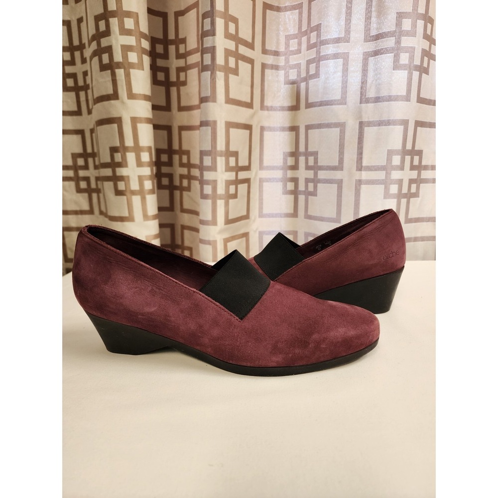 Arche Women's 8 New! 'Eonon' Wine Color Nubuck Pumps